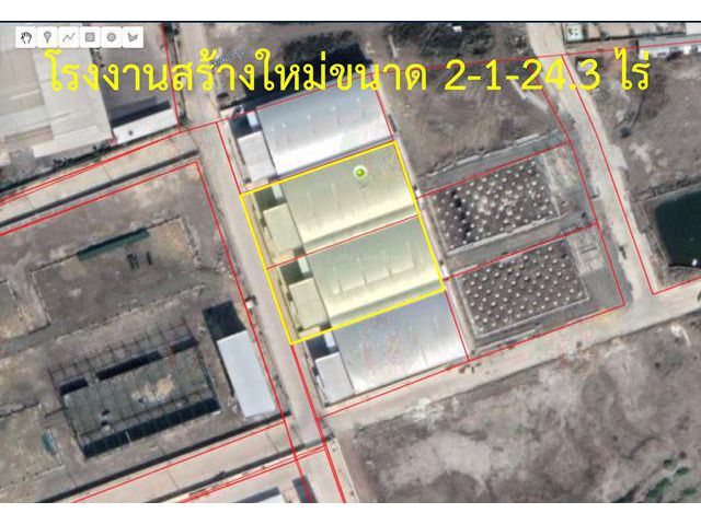 S354 ขายโรงงานสร้างใหม่พร้อมอ๊อฟฟิต 2ไร่ 1 งาน 24.3 ตรว.โกดัง 2,850 ตรม.  ขอ รง.4  ได้  สมุทรสาคร