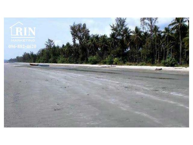 S1181ขายที่ดินติดชายหาด  อำเภอคลองใหญ่ จ.ตราด  คุณเอ็ม 097-414-6165