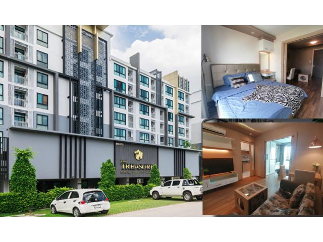 ขายห้อง The Treasure Condo(ชั้น5) 34 ตรม. ราคา 2ล. ใกล้เซ็นทรัลเฟสฯ,ม.พายัพ ทำเลใจกลางเมืองเชียงใหม่