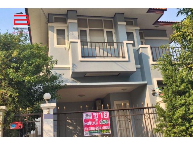 บ้านเดี่ยว 2 ชั้น โครงการ บ้านฟ้ากรีนพาร์ค 2 เฟส 2 เนื้อที่ 52.5 ตรว. ลำลูกกา