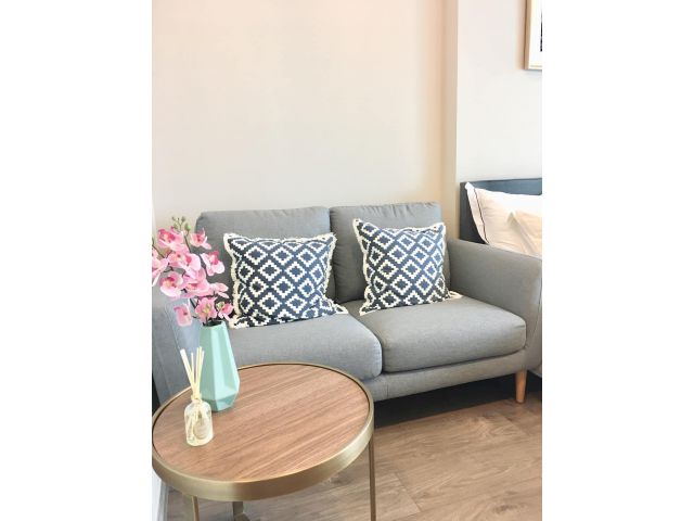 ขายคอนโดราคาถูก ตกแต่งครบครับ ใกล้รถไฟฟ้า