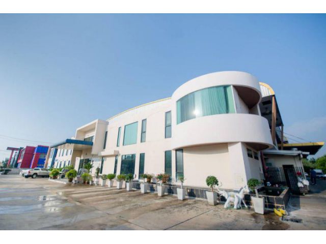 SS075 ขายที่ดิน 6.5 ไร่ พร้อมโรงงาน 2860 ตรม. นิคมอุตสาหกรรมสินสาคร ผังม่วง ขายถูก