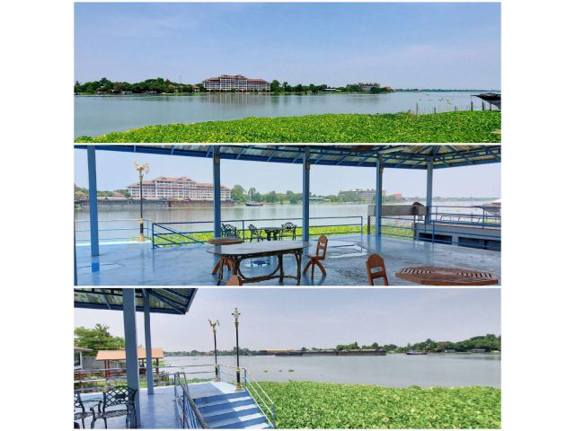 ขายที่ดินพร้อมสิ่งปลูกสร้าง ติดแม่น้ำเจ้ายา ตำบลโพแตง อำเภอบางไทร จังหวัดพระนครศรีอยุธยา
