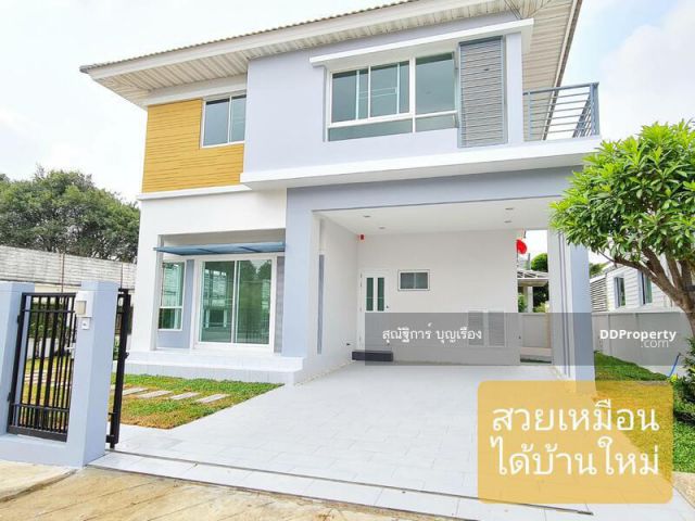 PJH130 ขายด่วนบ้านเดี่ยว2ชั้น หลังมุม ม. เพอร์เฟคเพลส สภาพใหม่ ติดโรบินสันลาดกระบัง
