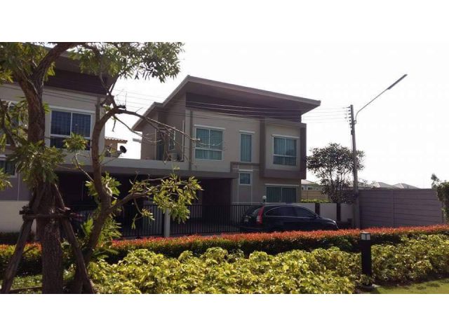 ให้เช่า บ้านเดี่ยว 2 ชั้น หลังริม Casa Grand Sriracha เฟอร์ครบ ใกล้มอเตอร์เวย์ ใกล้เจปาร์ค ศรีราชา ชลบุรี