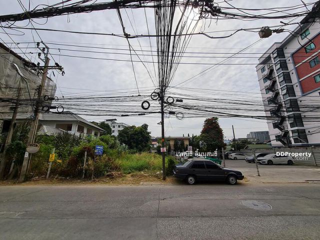 PJL153 ขายที่ดินถมแล้ว 206 ตร.ว. ใกล้รถไฟฟ้าสายสีเขียว สถานีสายหยุด 200 ม. จากถนนใหญ่