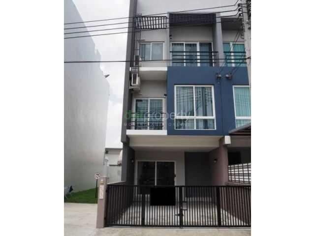 PJTH175 ให้เช่าทาวน์โฮม3ชั้น โครงการ กรีนิช รามอินทรา ราคาเช่า 23,000 บาท/เดือน