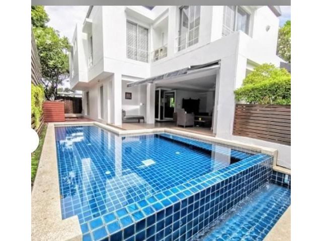 PN26 ให้เช่าบ้านเดี่ยว 2 ชั้น Noble Park โนเบิลพาร์ค   บางนา-ตราด กม 12 มีสระว่ายน้ำ ใกล้เมกะบางนา ทางด่วน เฟอร์ครบเหมาะ