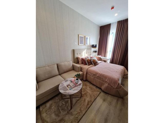 ให้เช่าคอนโด Knightsbridge Prime Onnut Condo For rent (ไนท์บริดจ์ อ่อนนุช) ห้องตกแต่งสวย ครัวปิด
