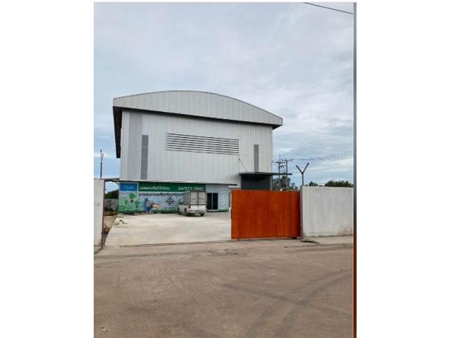 FPL 261 ขายโรงงาน โกดัง เนื้อที่ 3 ไร่  พื้นที่ใช้สอย 800 ตรม.  ถนนเลียบคลองหลวง สมุทรสาคร