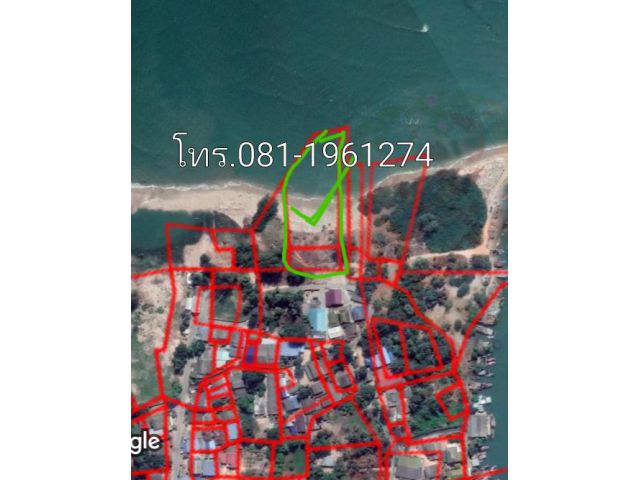 ขายที่ดินติดทะเล โฉนด 3 ไร่ 96 ตรว. หน้าหาดสวย เหมาะทํารีสอร์ท