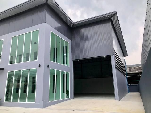 ให้เช่าโกดัง พร้อมสำนักงาน 2ชั้น เพิ่งสร้างเสร็จพร้อมใช้งาน ถนนพัฒนาการ ประเวศ