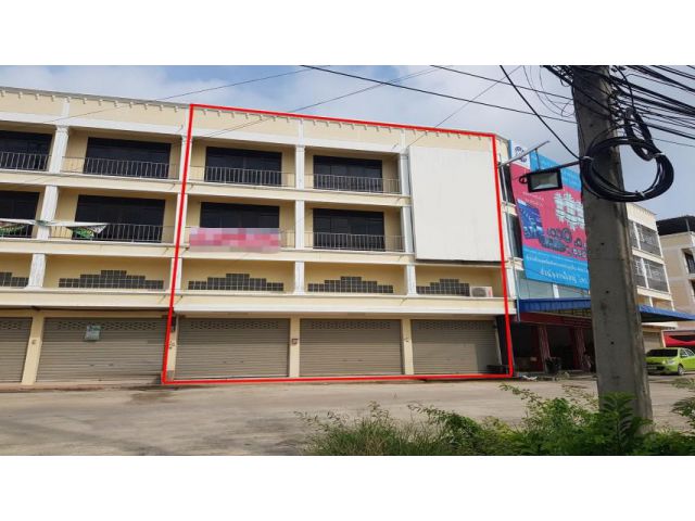 อาคารพาณิชย์ 3.5 ชั้น (2 คูหาครึ่ง) เนื้อที่  46.3 ตร.ว. อ.ลาดบัวหลวง จ.พระนครศรีอยุธยา