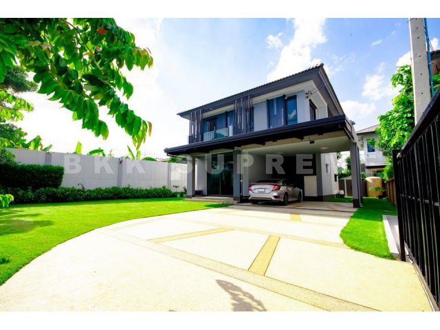(ขาย) **บ้านเดี่ยว สไตล์รีสอร์ท บุราสิริ วงแหวน-อ่อนนุช (เเปลงมุม) บ้านใหม่ ตกแต่งบิ้วอินสวย พร้อมเข้าอยู่ **