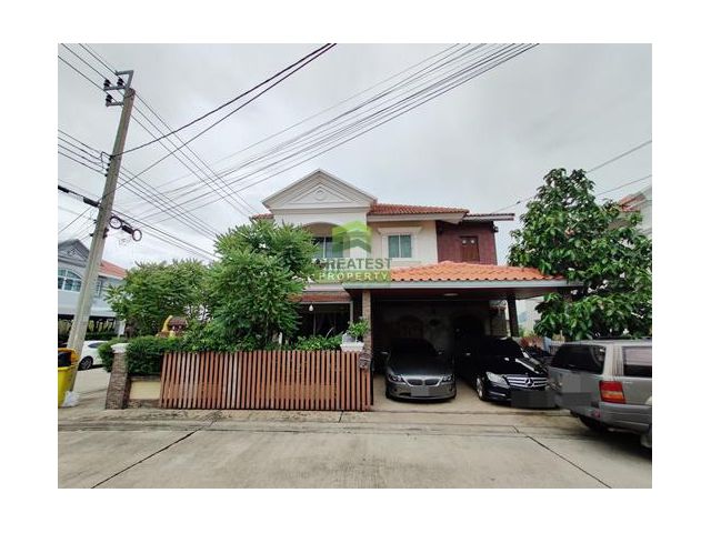 หมู่บ้าน นิรันดร์ แกรนด์ บางนา-ตราด ขายด่วน บ้านเดี่ยว 2 ชั้น เนื้อที่ 53.70 ตร.ว แปลงมุม ตกแต่งสวย ราคาไม่แพง