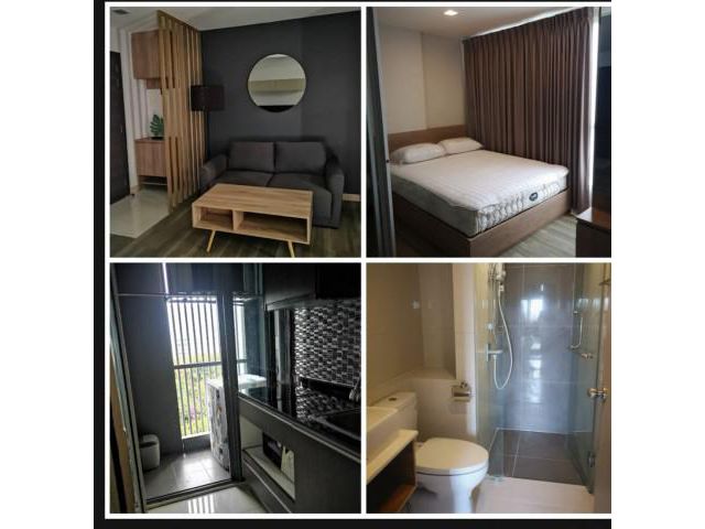 Condo for rent at Moniiq Sukhumvit 64 near Punnavithi BTS.  Size 28sqm. on 8th floor , building B
