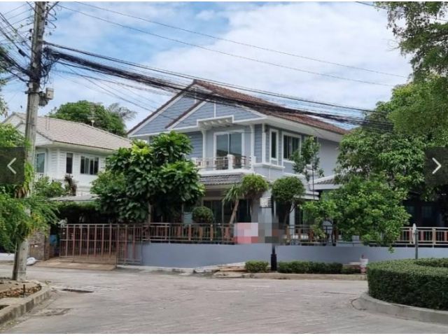 PJH275 ขายบ้านเดี่ยว สีวลี สุวรรณภูมิ  บ้านแลนด์ แอนด์ เฮ้าส์ ต่อเติมแข็งแรง แปลงมุม 58.2ตรว.