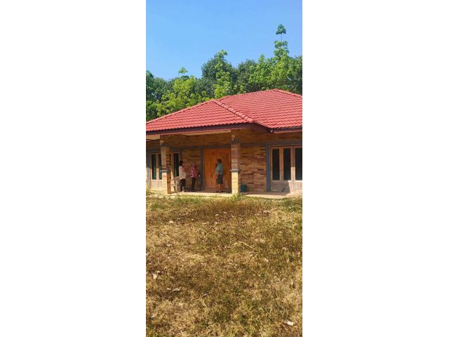 #ขายบ้านเดี่ยวชั้นเดียว  #พร้อมโฉนดที่ดินเนื้อที่ 5 ไร่ 2 งาน 21 ตร.วา