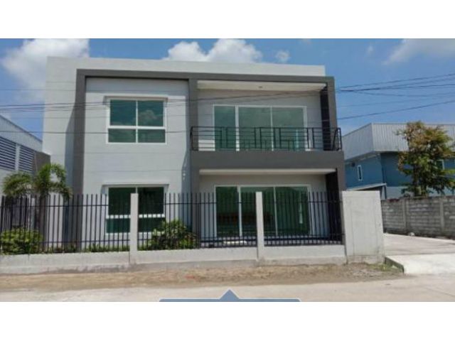 PR476 ขาย-ให้เช่าโรงงาน มีออฟฟิศสำนักงานพร้อม ย่านลาดหลุมแก้ว จังหวัดปทุมธานี ที่ดินเป็นย่านโรงงาน เหมาะกับธุรกิจ SME หร