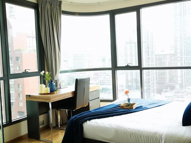 Condo for RENT at Q Chidlom-Petchburi Size 67 Sq.m. 2 bedroom 2 bathroom on 17th floor