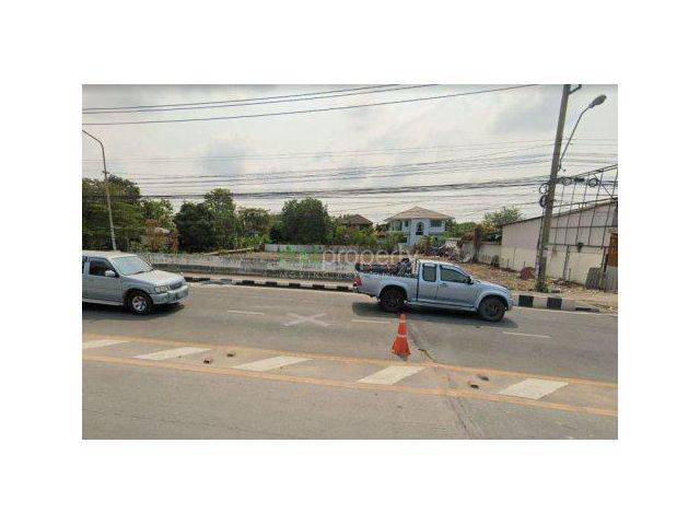 PJL283 ขายทีดินถมแล้วพร้อม สร้างอาคาร ติดถนน เฉลิมพระเกียรติ ร9