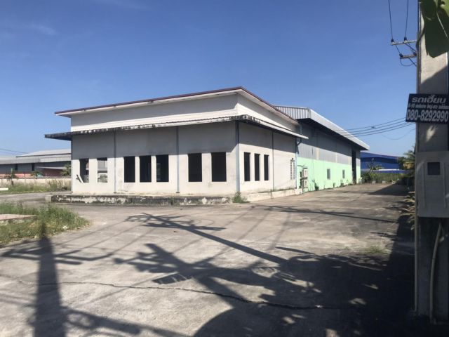 S287 ขายโรงงาน พร้อมสำนักงาน ขนาด 800 ตรม. บนเนื้อที่ 3 ไร่ 2 งาน 64 ตารางวา บ้านบึง ชลบุรี