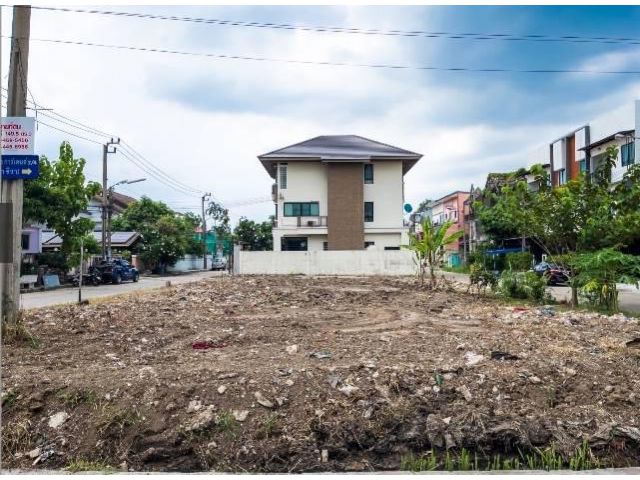 PJL301 ขายที่ดิน พัฒนาการ 69 ที่สวย เป็นที่หัวมุมติดถนน 3 ด้าน