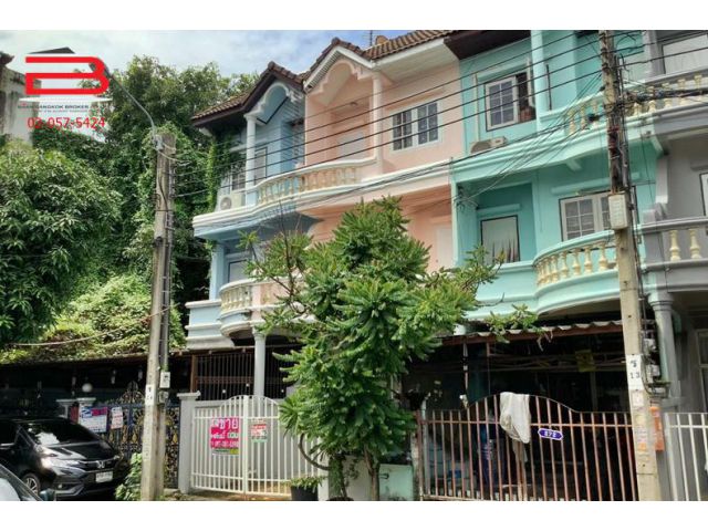 ทาวน์เฮาส์ 3 ชั้น โครงการ สวนธน เนื้อที่ 16.1 ตรว. ถนนประชาอุทิศ เขตทุ่งครุ