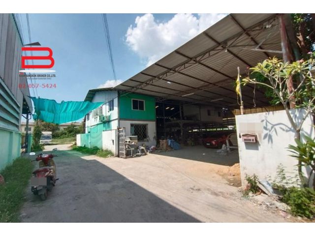 โกดัง 2 ชั้น ซอยสุขสำราญ เนื้อที่ 134 ตรว. อ.บางบัวทอง จ.นนทบุรี