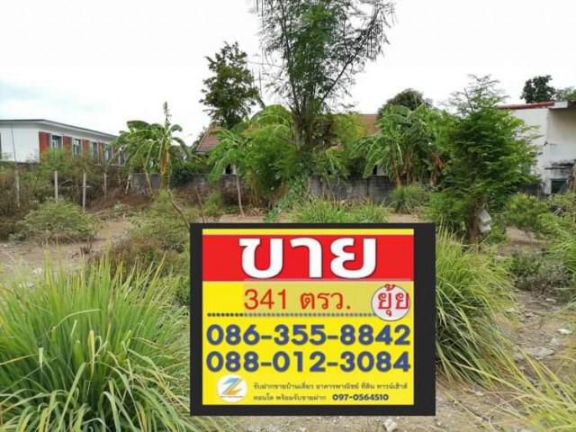 ขายที่ดิน341 ตรว.  ซอยรามอินทรา 8 แยก 6-2  เขตบางเขน กรุงเทพ