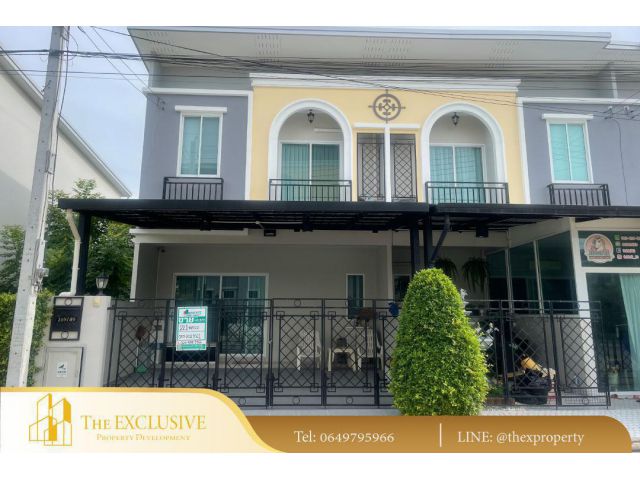 ขายด่วน ทาวน์โฮม เดอะนีซ ( The Nice ) Fully Furnished หลังริม
