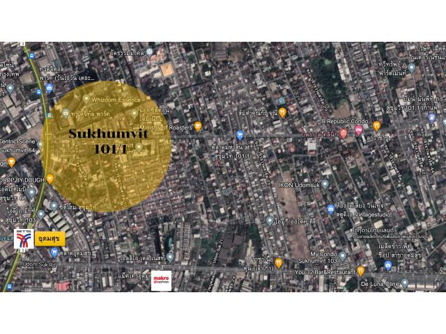 ขายที่ดินเปล่า แปลงสวย ซอยสุขุมวิท 101/1 ใกล้รถไฟฟ้า BTS!