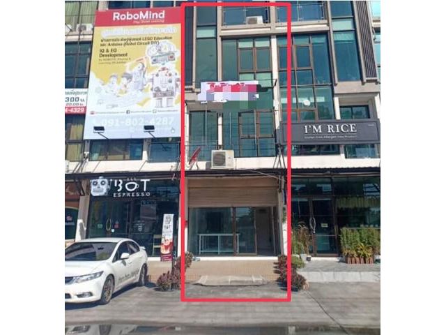 ให้เช่าอาคารพาณิชย์4ชั้น ติดถนนใหญ่ รามคำแหง 187