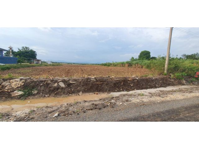 ขายที่ดิน เปล่า ติดถนน 4 เลน เส้นโคกตูม-โรงงานบีฟู๊ด พัฒนานิคม ลพบุรี