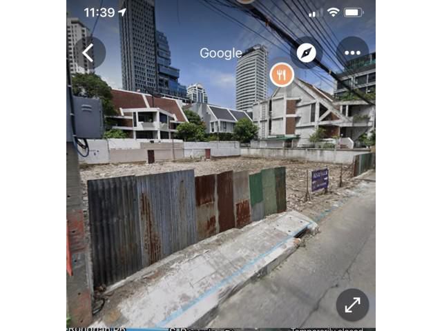 ขายด่วน ที่ดิน 2 แปลง สุขุมวิทซอย 5 เนื้อที่ 98.6 ตร.ว.