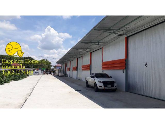 โกดังใหม่ให้เช่า 270 ตรม. ทำเลดี กลางเมืองปทุมธานี ย่านถนน 345  T. 062-1574449