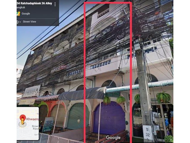 ให้เช่าอาคารพาณิชย์ 3.5 ชั้น  รัชดา 32