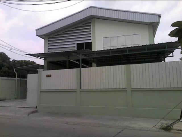 PJW431 ให้เช่าโกดัง ขนาด200ตรว. 2ชั้นครึ่ง พื้นที่ใช้สอย1016ตรม โรงงานพร้อมสำนักงาน