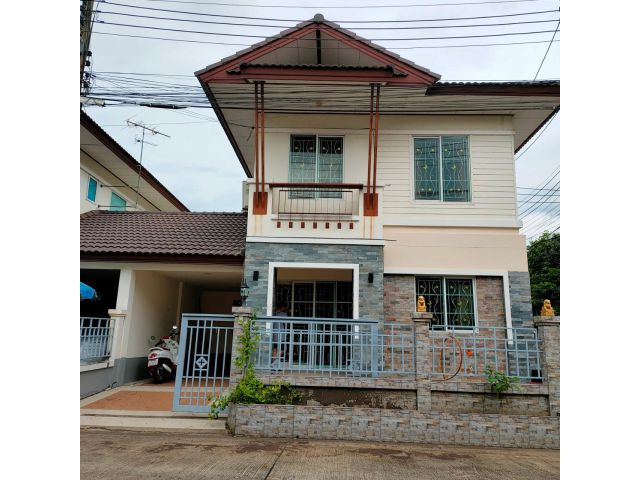 ขายบ้านเดี่ยวหมู่บ้านฟ้า กรีนพาร์ค รังสิต คลอง3