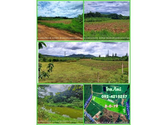 ขายที่สวน วิวภูเขาสวย ติดแม่น้ำ อ.หนองหญ้าปล้อง จ.เพชรบุรี