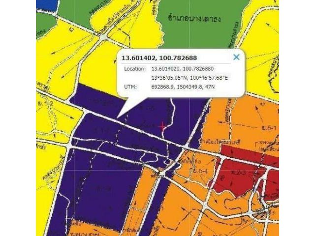 Wที่ดินติดบางนา กม.20 2ไร่ 1งาน