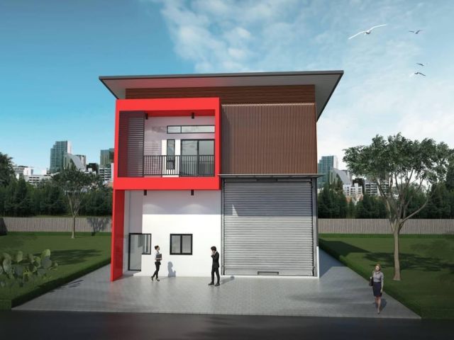 For sale ขาย โรงงาน โกดัง พร้อมออฟฟิศ2 ชั้น สร้างใหม่ ย่านคลอง4 ลำลูกกา ปทุมธานี