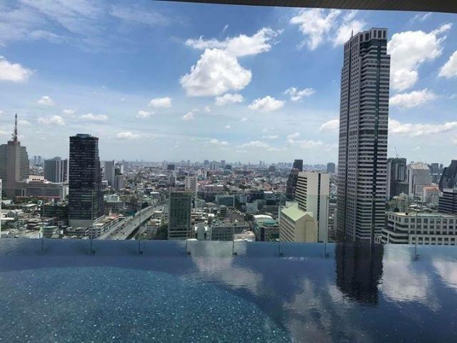 Condo for rent, Noble Revo Silom, 1 bedroom, 1 bathroom, 17th floor, east, area 34 sq.m., rental price 16500 baht per mo