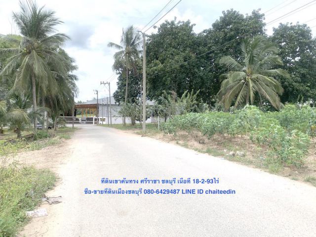 @@@ขายที่ดินบ้านหุบบอน เขาคันทรง ศรีราชา เนื้อที่ 18.5ไร่@@