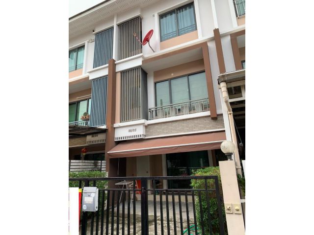 PJTH481 บ้านให้เช่า-ทาวน์โฮม 3ชั้น หมู่บ้านเดอะไพรเวทอ่อนนุช 36 สุขุมวิท