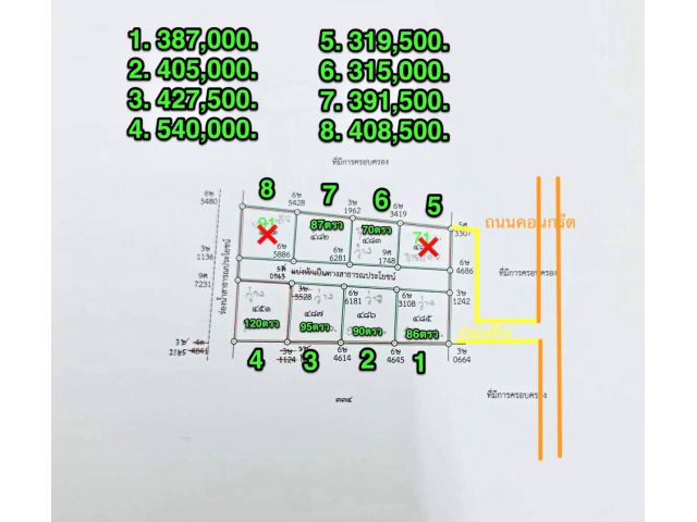ที่ดินเปล่าสด/ผ่อน  เพียนาม/ศรีสะกษ