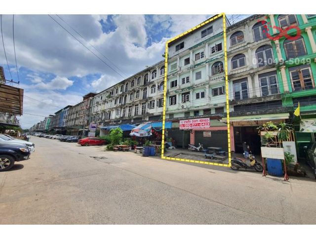 ขายอาคารพาณิชย์ 4 ชั้น 2คูหา ซอยรังสิต-ปทุมธานี2  ใกล้พิวเจอร์พาร์ครังสิต ธัญบุรี ปทุมธานี