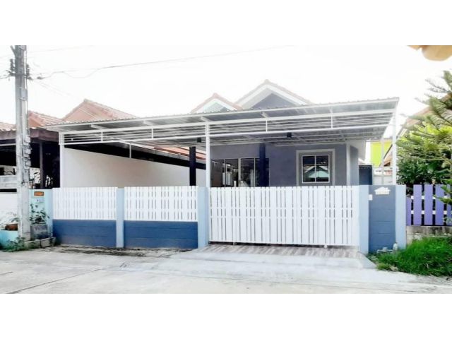 ขายบ้านชั้นเดียว รีโนเวทใหม่พร้อมอยู่ #หมู่บ้านวัฒนา 3 ปูกระเบื้องใหม่ทั้งหลัง ใกล้กรมขนส่งพื้นที่ 4  สุวินทวงศ์