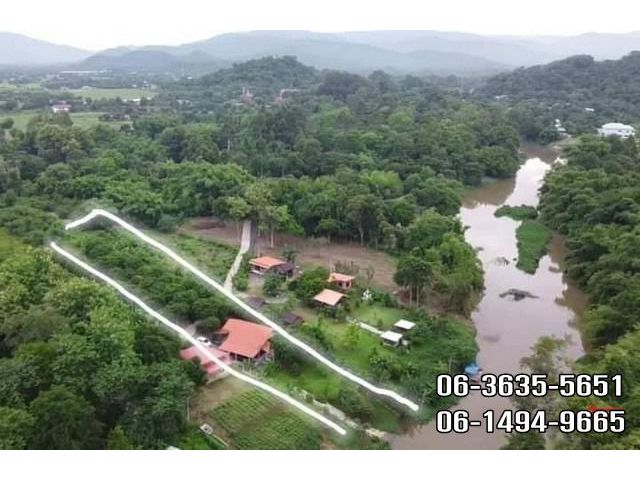 ขายบ้านสวนติดแม่น้ำนครนายก 1 ไร่ 69 ตรว
