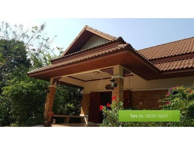 ขายบ้านหรูติดคลอง ต.บ้านพร้าว อ.บ้านนา จ.นครนายก